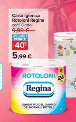 Carrefour Carta Igienica Rotoloni Regina offerta