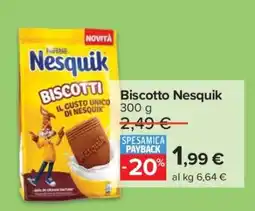 Carrefour Biscotto Nesquik offerta