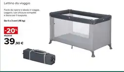 Carrefour Lettino da viaggio offerta