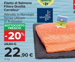 Carrefour Filetto di Salmone Filiera Qualità Carrefour offerta