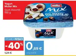 Carrefour Yogurt Muller Mix offerta
