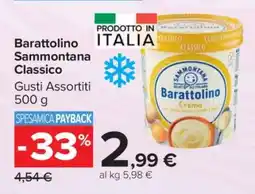 Carrefour Barattolino Sammontana Classico offerta