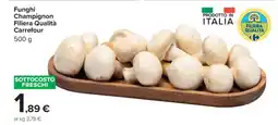 Carrefour Funghi Champignon Filiera Qualità Carrefour offerta