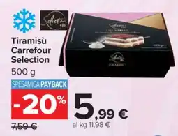 Carrefour Tiramisù Carrefour Selection offerta