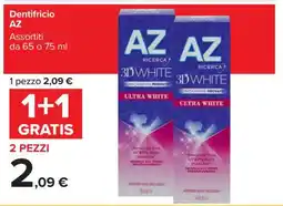 Carrefour DENTIFRICIO AZ offerta