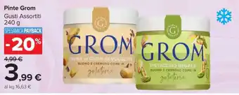 Carrefour Pinte Grom offerta