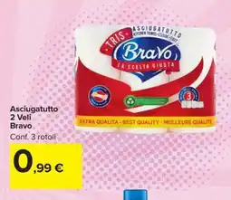 Carrefour Asciugatutto 2 Veli Bravo offerta