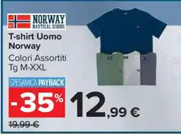 Carrefour T-shirt Uomo Norway offerta