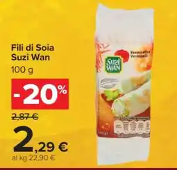 Carrefour Fili di Soia Suzi Wan offerta