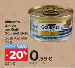 Carrefour Alimento Umido per Gatti Gourmet Gold offerta