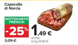 Carrefour Capocollo di Norcia offerta