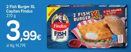 Carrefour 2 Fish Burger XL Capitan Findus offerta