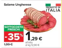 Carrefour Salame Ungherese offerta