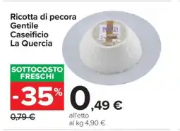 Carrefour RICOTTA DI PECORA offerta