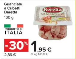 Carrefour Guanciale a Cubetti Beretta offerta