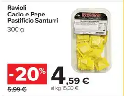 Carrefour Ravioli Cacio e Pepe Pastificio Santurri offerta