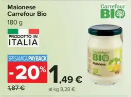 Carrefour Maionese Carrefour Bio offerta
