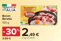 Carrefour Bacon Beretta offerta