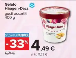 Carrefour Gelato Häagen-Dazs offerta