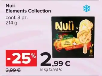 Carrefour Nuii Elements Collection offerta