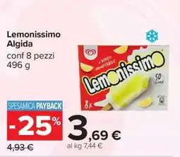 Carrefour Lemonissimo Algida offerta