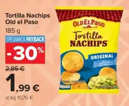 Carrefour Tortilla Nachips Old el Paso offerta