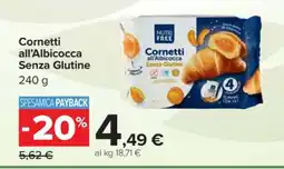 Carrefour Cornetti all'Albicocca Senza Glutine offerta