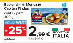 Carrefour Bastoncini di Merluzzo Capitan Findus offerta