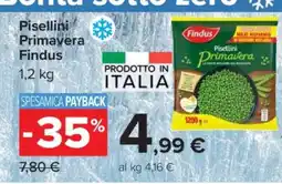 Carrefour Pisellini Primavera Findus offerta