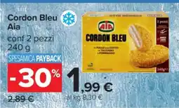 Carrefour CORDON BLEU AIA offerta