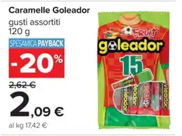 Carrefour Caramelle Goleador offerta