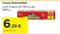 Carrefour CARNE SIMMENTHAL offerta