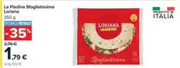 Carrefour La Piadina Sfogliatissima Loriana offerta