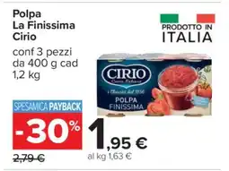 Carrefour Polpa La Finissima Cirio offerta