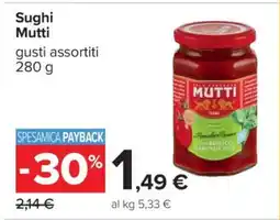 Carrefour Sughi Mutti offerta
