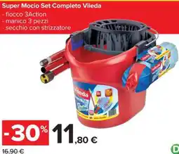 Carrefour Super Mocio Set Completo Vileda offerta