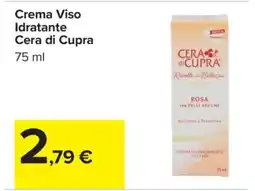 Carrefour Crema Viso Idratante Cera di Cupra offerta