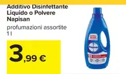 Carrefour Additivo Disinfettante Liquido o Polvere Napisan offerta