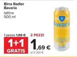 Carrefour Birra Radler Bavaria offerta