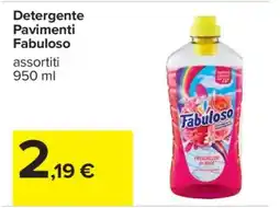 Carrefour Detergente Pavimenti Fabuloso offerta