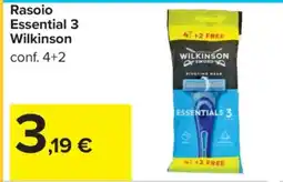 Carrefour Rasoio Essential 3 Wilkinson offerta