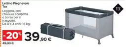 Carrefour Lettino Pieghevole Tex offerta