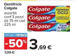 Carrefour DENTIFRICIO COLGATE offerta