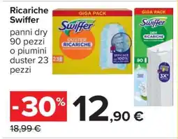 Carrefour RICARICHE SWIFFER offerta