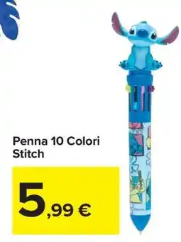 Carrefour Penna 10 Colori Stitch offerta