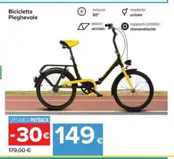 Carrefour Bicicletta Pieghevole offerta