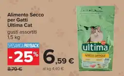 Carrefour Alimento Secco per Gatti Ultima Cat offerta