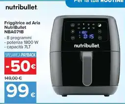 Carrefour Friggitrice ad aria Nutribullet NBA071B offerta