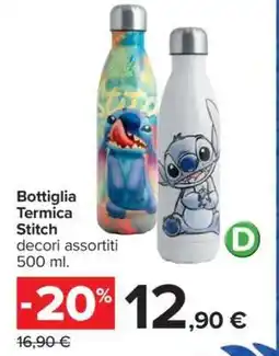 Carrefour Bottiglia Termica Stitch offerta