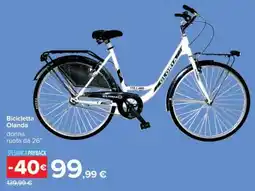 Carrefour Bicicletta Olanda offerta